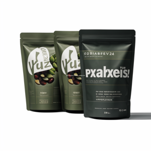 ขนมเยลลี่แพ็คเก็ตแบบกำหนดเองได้ถุงพลาสติกพิมพ์ขนมธัญพืชพร้อมหน้าต่างอะลูมิเนียมฟอยล์นุ่มถุงบรรจุภัณฑ์ลูกอม - Product Image 1