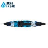 NOUVEAU Kayak de course à moteur à réaction en matériau HDPE, capacité de 158 kg, durable, avec garantie de 5 ans de LIKER KAYAK