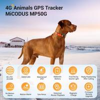 Collier GPS miniature pour chien étanche IP67 avec clôture géographique, appel bidirectionnel, anti-perte pour petits animaux et grands chiens