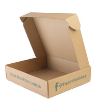 Boîtes personnalisées de marque privée, emballage de cadeau noir, boîte postale en papier d'expédition, boîte d'expédition en carton pour vêtements, chapeau