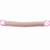 Dildo Doble de Gran Tamaño para Lesbianas, Dildo de Doble Cara, Estimulador de Punto G Vaginal, Orgasmo, Juguetes Sexuales para Mujeres Lesbianas