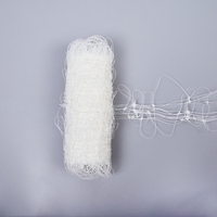 Haute qualité en gros maille souple 100% PP blanc chanvre filet jardin plante en plastique treillis filet pour soutenir