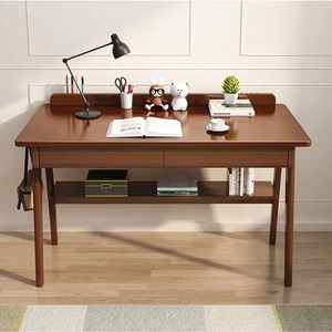 Nordic Style <strong>Solid</strong> Wood Desk Student Home Writing European Small Apartment Simple <strong>Computer</strong> Bedroom Study <strong>Table</strong> - Product Image 4