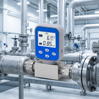 Alat Ukur Aliran Massa Gas Mikro Termal Sensor Aliran Gas Mikro Mini untuk Gas Udara Terkompresi Propana Oksigen