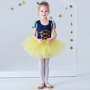 Vestido de Ballet de Algodón para Niñas, Traje de Baile, Disfraz de Princesa Blancanieves Elsa, Tutú para Niñas, Disfraz para Actuaciones de Jardín de Infancia - Product Image 3