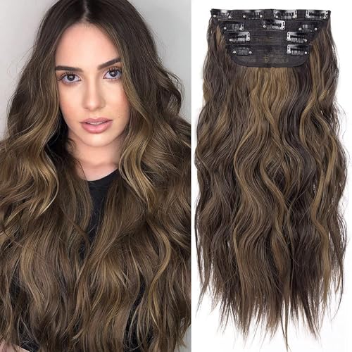H2426-brown highlighted caramel blonde