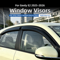 Pare-soleil et pare-pluie ABS pour vitres de voiture, vente en gros d'usine, pour Geely Xingyuan, protection extérieure sur mesure, pièces de tuning