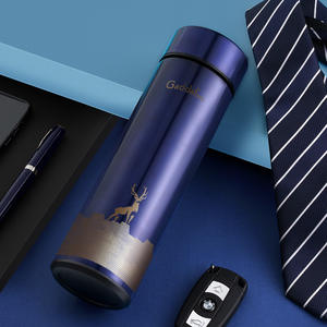 खेल डबल दीवार डिजिटल तापमान प्रदर्शन बोतल स्टेनलेस स्टील वैक्यूम थर्मोस पानी की बोतल - Product Image 4