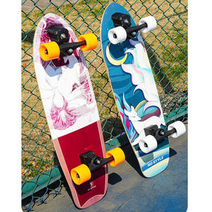 Tabla de Surf No Style S6, Skateboard de 31 Pulgadas, Profesional, Sin Sistema de Empuje, para Adultos, Principiantes, Uso General - Product Image 1