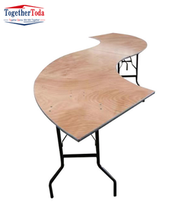 Mesa de Comedor Moderna de Madera, Diseño Plegable Portátil, para Bodas al Aire Libre, Banquetes, Fiestas, Sala de Estar, Alquiler de Muebles para Hoteles - Product Image 4
