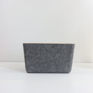 Vente en gros Ajouter Logo Couleur Choisissez Feutre Moule Bin Accueil Organisateur de Stockage - Product Image 1