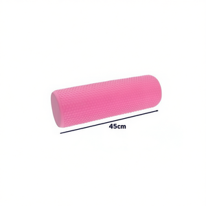 Bâtons de massage et rouleaux de yoga en EVA rose uni 45x15cm - Product Image 1