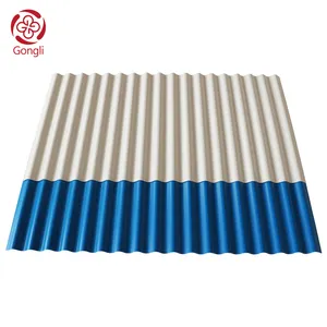 Lightweight upvc plastic trapezoidal roof sheet rain protection UPVC roof tile