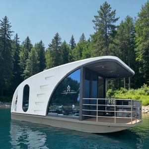 Kit de maison de pêche flottante préfabriquée portable en acier moderne innovant modifié à partir d'un <span class=keywords><strong>conteneur</strong></span> d'expédition pour les stations balnéaires et les hôtels - Product Image 2