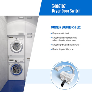 For Kenmore AP6008561 PS11741701 3406107 <strong>Dryer</strong> Door Switch for Whirlpool and Washing Machines <strong>WP</strong> Part - Product Image 5