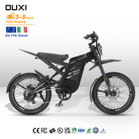 Vélo électrique tout-terrain OUXI GT2000 250W en acier au carbone 48V, longue autonomie, avec frein à disque, pour adultes, idéal pour le trail - Vente en gros en Italie
