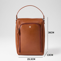 Sac à chaussures de golf en cuir PU avec logo personnalisé, sac de rangement pour chaussures portable et réutilisable avec fermeture éclair