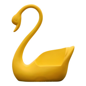 Colorful Fiberglass Swan Bench, <strong>Animal</strong> Shaped Outdoor Seat <strong>for</strong> <strong>Garden</strong>, Park, Commercial Plaza Decoration - Product Image 1