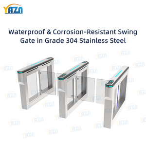 Tornello a Barriera Girevole Premium in Acciaio Inox 304 per Uffici e <span class=keywords><strong>Hotel</strong></span>, Velocità 0.2s, Lunghezza 1500mm, Bidirezionale, IP54 - Product Image 3