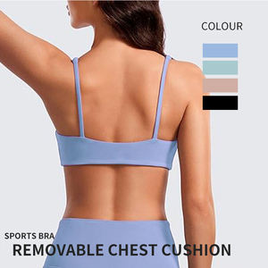 Sujetador deportivo elástico para mujer, sujetador deportivo sin costuras, sujetador deportivo sexy, sujetador deportivo inalámbrico, sujetador deportivo <span class=keywords><strong>de</strong></span> alto impacto para mujer - Product Image 3