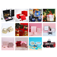 Maßge schneiderte Acryl Hochzeit begünstigt Brautjungfer Papier Souvenir Spa Geschenk Glasbox mit Display