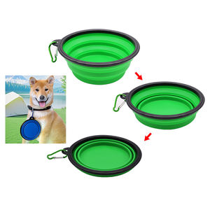 ชามใส่อาหารและน้ำสำหรับสุนัขแมวแบบพกพาขนาด350มล. ชามใส่อาหารและน้ำพับได้สำหรับใช้ระหว่างเดินทาง - Product Image 2