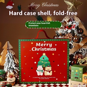 Vente en gros de nouveaux coffrets cadeaux pour Noël avec <span class=keywords><strong>calendrier</strong></span> de l'<span class=keywords><strong>avent</strong></span> et anniversaire Boîtes rigides en carton ondulé avec feuille d'estampage prêtes <span class=keywords><strong>à</strong></span> être expédiées - Product Image 3
