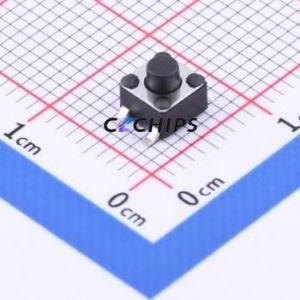 TS-KG09S-AT43F Tactile Switch SMD Switch Single Pole Single Throw Round Button 2.5N Vertical Mount - Product Image 1
