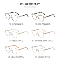 Monture de lunettes anti-lumière bleue 2025 – Charnière à ressort tendance pour femme – Style de luxe quotidien