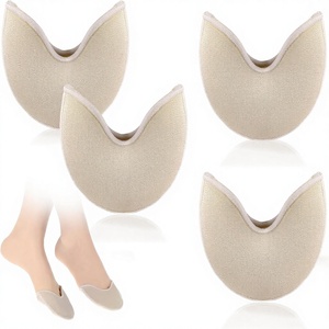 Protections d'orteils antidérapantes pour pointes <span class=keywords><strong>de</strong></span> chaussures, coussinets pour femmes et filles, soulagement <span class=keywords><strong>de</strong></span> la douleur au devant du <span class=keywords><strong>pied</strong></span>, protecteurs d'ongles d'orteils - Product Image 1