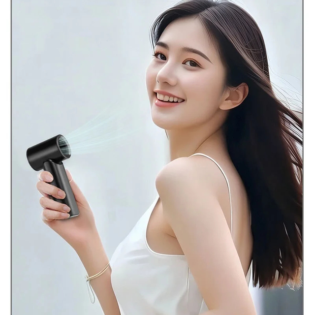 Powerful 17400RPM Handheld Fan | Palm-Size Turbo Fan with Rechargeable Battery
