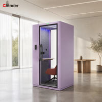 Cabine de travail insonorisée préfabriquée pour enregistrement silencieux, poste téléphonique, mobilier de bureau, espace de travail, cabine acoustique, pod de bureau