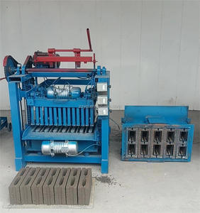 Máquina Manual para Fabricar Bloques de Hormigón YIPU2-45, Alta Eficiencia, Tamaño Pequeño, 400-120-200 mm, Ladrillos Huecos de Tres Orificios para Pequeña Escala - Product Image 4