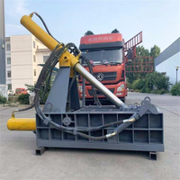Presse à balles hydraulique Presse à balles en acier recyclé Compacteur de ferraille Machine de presse à métaux d'occasion automatique fournie sur mesure