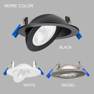 <span class=keywords><strong>Spot</strong></span> encastré réglable 10W, 4 pouces, 5CCT sélectionnables, downlight en aluminium certifié ETL, lumière d'accentuation de <span class=keywords><strong>plafond</strong></span> à intensité variable Triac - Product Image 5
