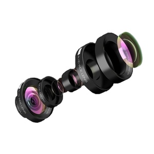 Kit d'objectifs universels professionnels HD pour smartphone 2 en 1 : <span class=keywords><strong>objectif</strong></span> grand angle 0,45X et <span class=keywords><strong>objectif</strong></span> macro 15X pour téléphone portable - Product Image 2