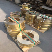Bobine de laiton jaune C2600 C2680 CuZn30 de Source Usine pour boîtier de montre, boucle de fermeture éclair, épaisseur et largeur personnalisées, fabrication OEM sur commande en rouleau