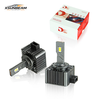 Piezas Automotrices de Alta Calidad, Bombillas LED D1S 6500K para Faros Delanteros de Automóvil, Resistentes al Agua