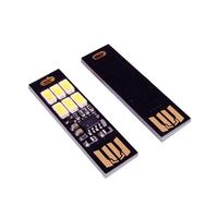 Module LED USB, mini barre lumineuse à 6 LED, 1.2W, 5V, capteur tactile, gradateur, lumière chaude pour batterie externe, lampe de table pour ordinateur portable