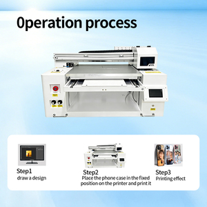 <span class=keywords><strong>Stampante</strong></span> UV Flatbed Multifunzionale 6050 per Produzione in Piccoli Lotti, Stampa Digitale su Cover per Telefoni, Vetro, Metallo - Product Image 5