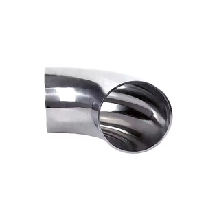 Ss 304 316 độ khuỷu tay <span class=keywords><strong>DN10</strong></span> DN50 vệ sinh phụ kiện đường ống thép không gỉ mông hàn vệ sinh uốn cong - Product Image 4