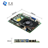 Placa Base Industrial Mini ITX EPIC de 3.5 Pulgadas, X86 Intel I5 6300U I7 6500U, DDR4, SATA, HD, VGA, LVDS, 2 LAN, 7 USB