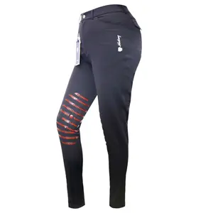 High Quality Custom Women Equestrian Clothing Competition Slim Fit Outdoor Equestrian Performance Pants Horse Riding Pants