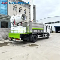 Camion-citerne Dongfeng 12m³ pour la vente en gros avec canon à eau et lance d'incendie pour la suppression de la poussière