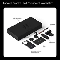 Kit de photographie officiel réglable en ABS pour smartphones OPPO X9 Pro/X9s Pro/X9 Ultra – Poignée de caméra téléconvertisseur mobile