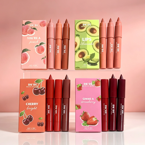 Set de Labiales Mate, Lápiz Labial Impermeable Antiadherente, Tinte Labial Suave de Alta Pigmentación para Maquillaje de Belleza Femenino - Product Image 2