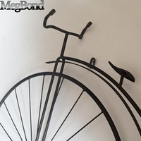 Décoration murale rustique en métal en forme de vélo ancien, faite à la main, cadeau d'anniversaire pour chambre à coucher