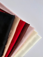 Tissu satiné en polyester tissé jacquard extensible, résistant aux plis, doux, à motifs floraux, de qualité supérieure, pour femmes et filles, Abaya, Hijab, Burqa, Châle, Pine