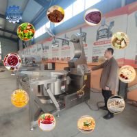 Machine à Frire Industrielle pour Plats à Base de Viande, Aliments pour Animaux, Mélangeur Électrique à Induction Planétaire pour un Contrôle Précis de la Température