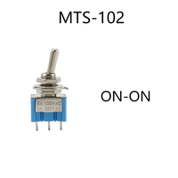 Mini-interrupteurs DIP MTS-102 3 broches ON-OFF-ON 6A 125V 3A250VAC – Produit de qualité supérieure